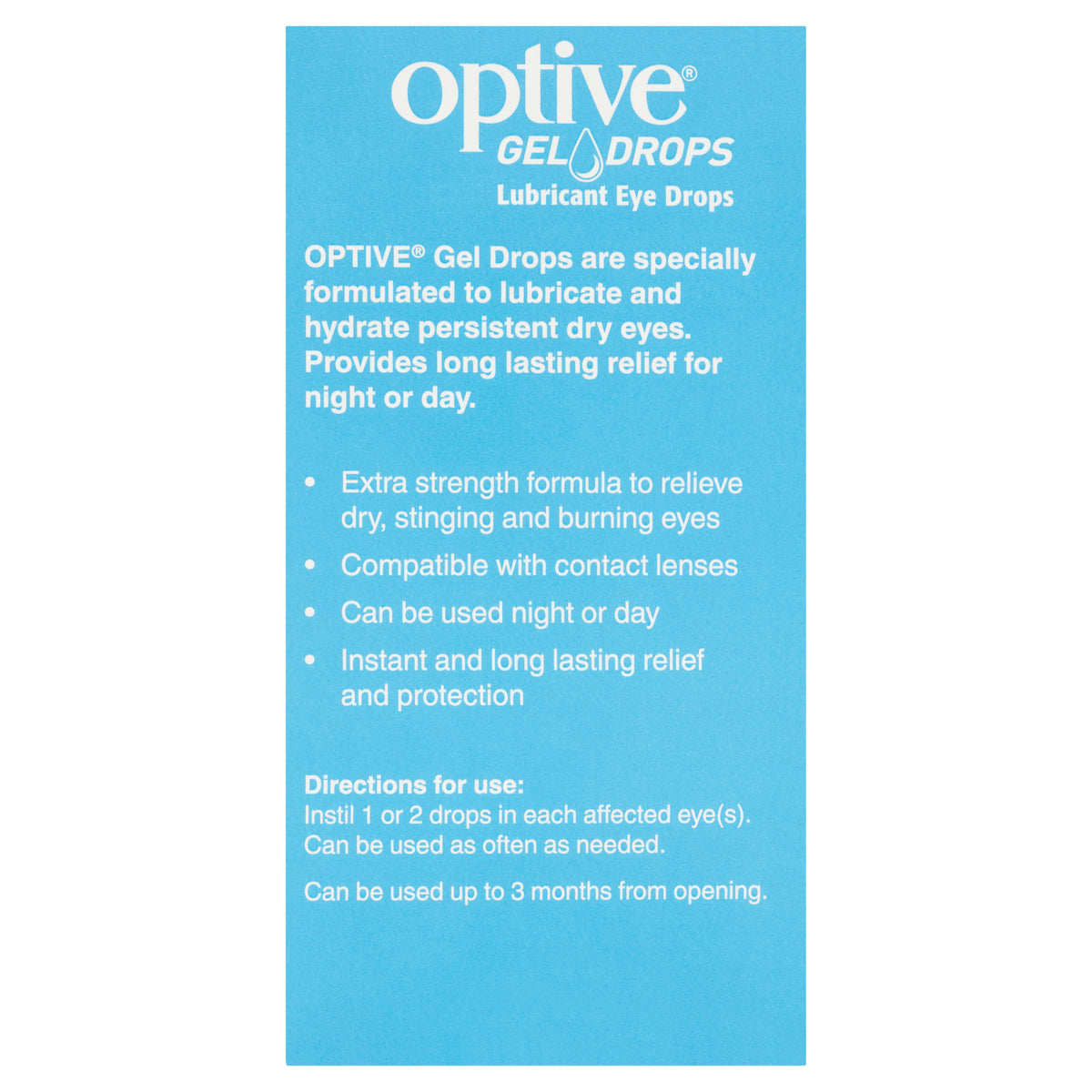 Optive Gel Drops 10ml