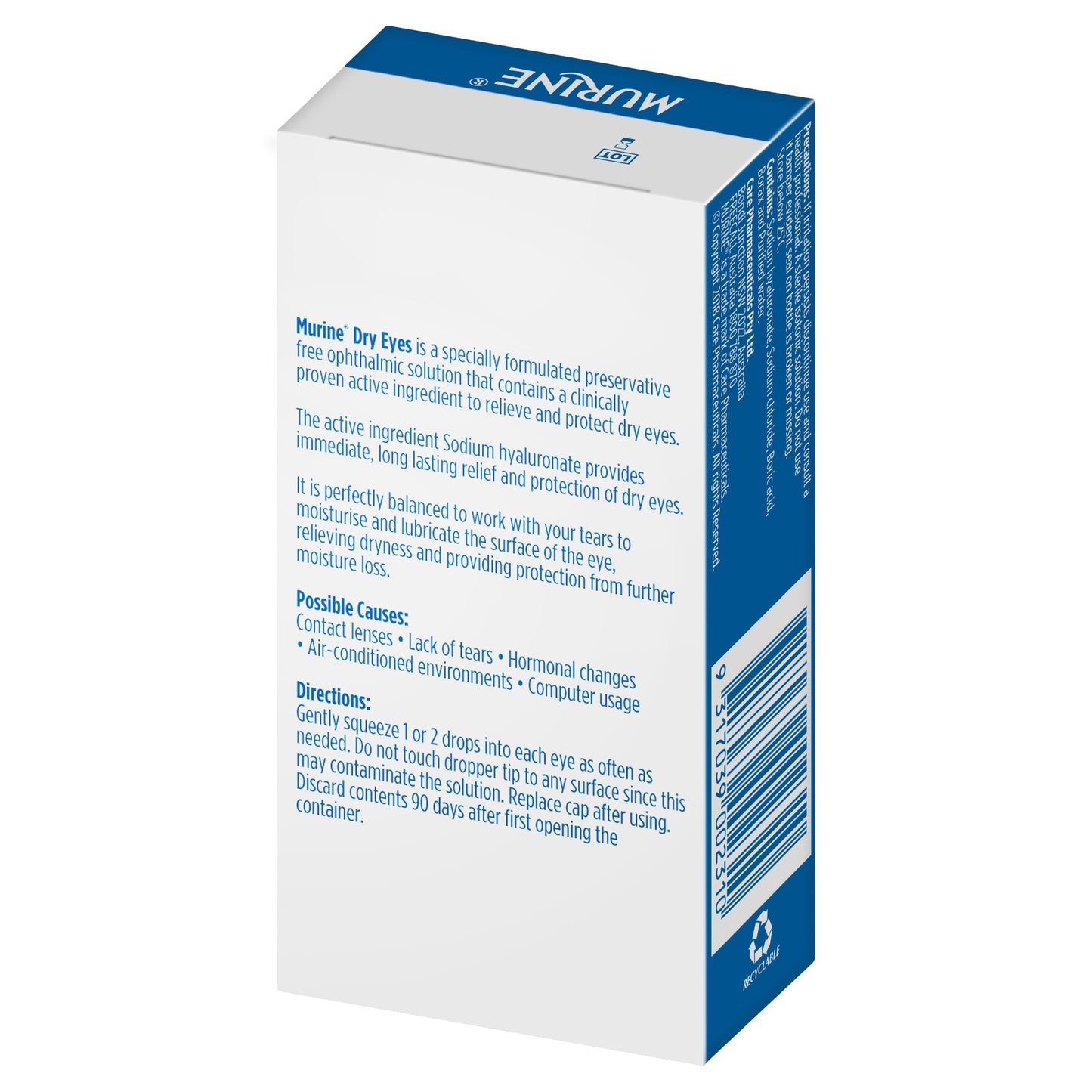 MURINE DRY EYE DROPS 10ML