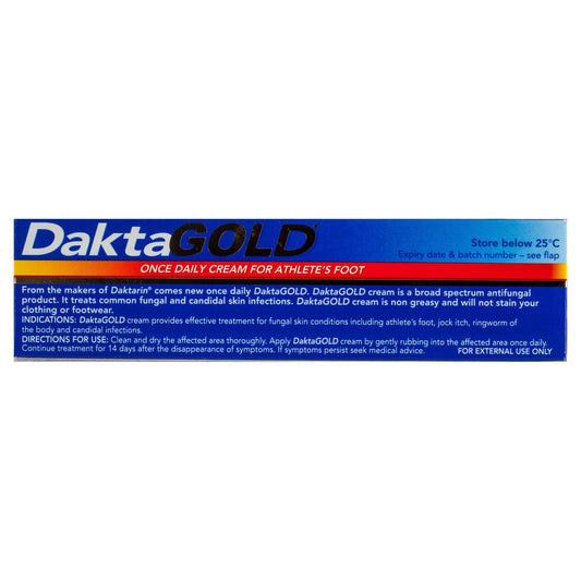 DaktaGold Once Daily Cream for Athlete's Foot 30g
