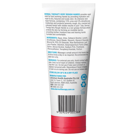 DERMAL THERAPY ROUGH HAND CREAM 100G