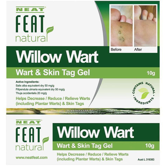 Neat Feat Natural Willow Wart Wart and Skin Tag Gel 10g