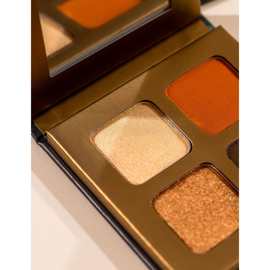 INIKA Organic Quad Eyeshadow Palette (Sunset)