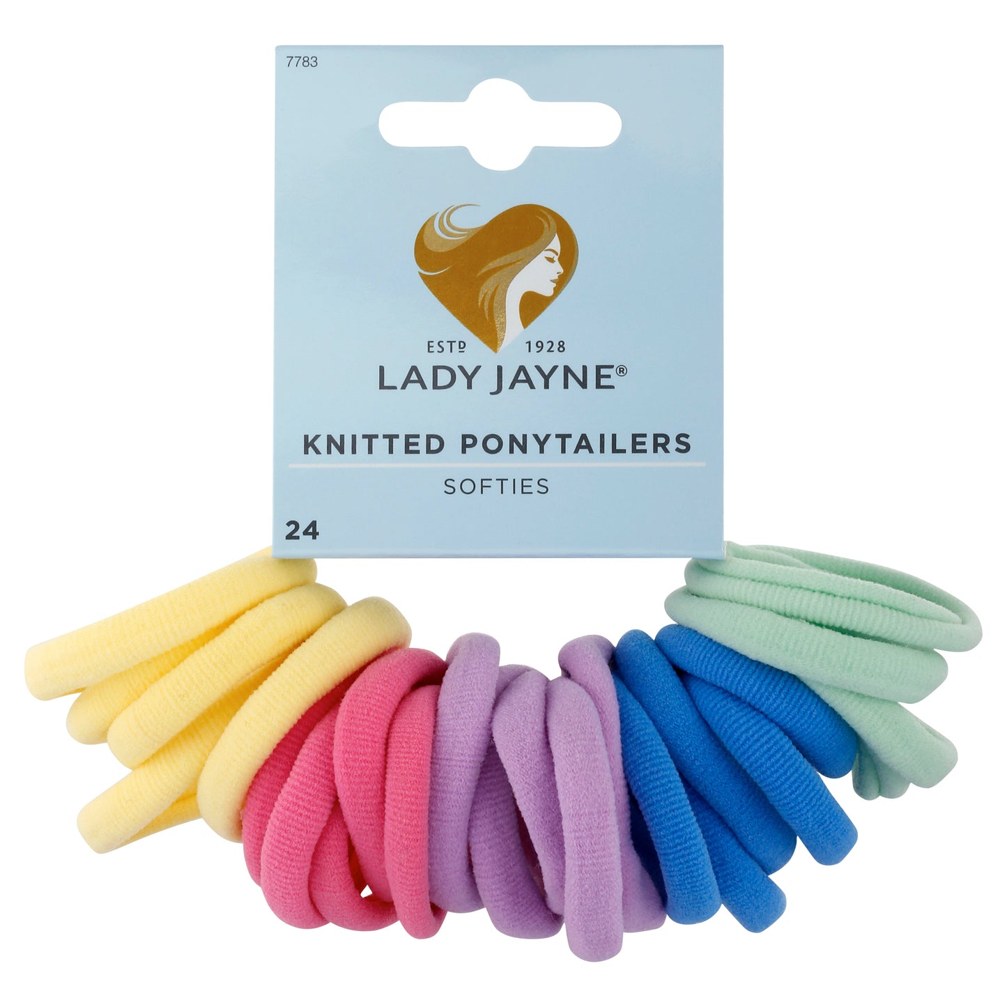 Knitted Ponytailers Softies Brights 24pk - STELLAR PHARMACY