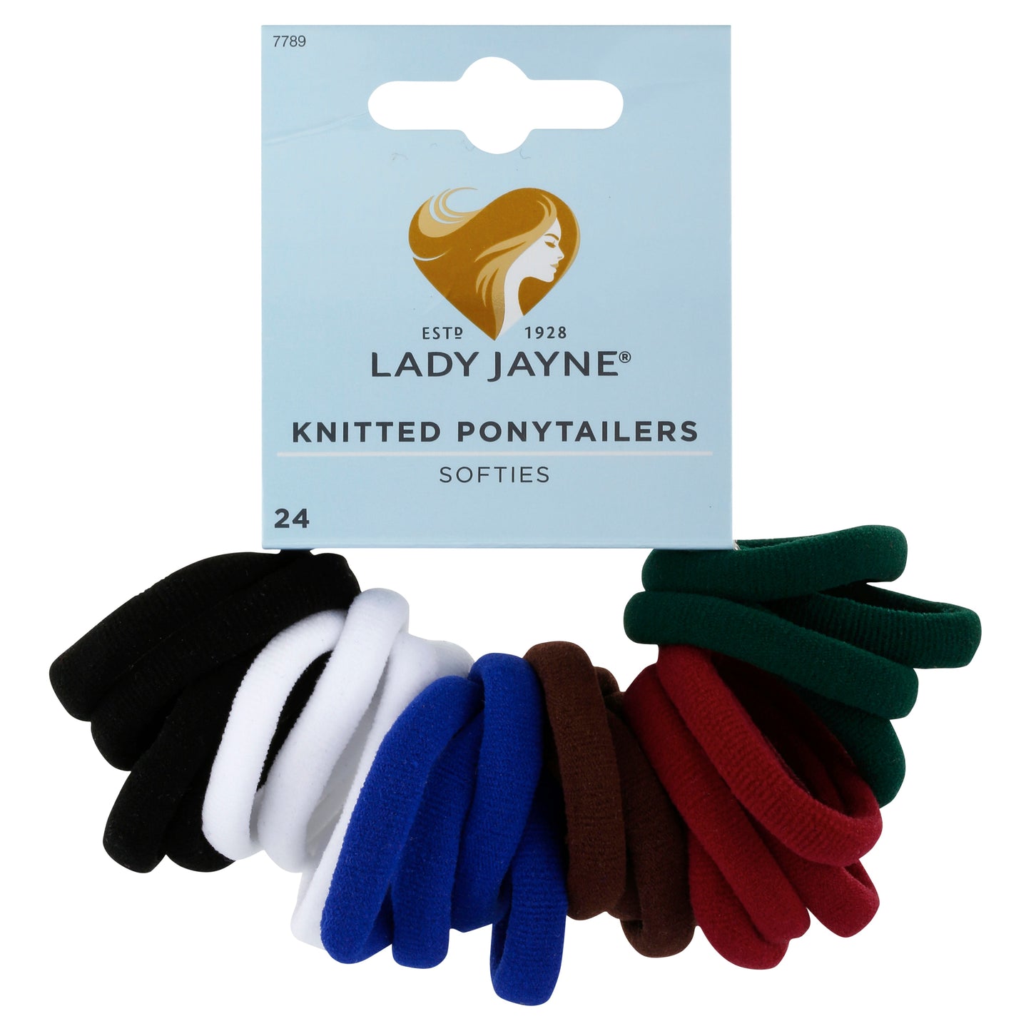 Knitted Ponytailers Softies School Colours 24pk - STELLAR PHARMACY