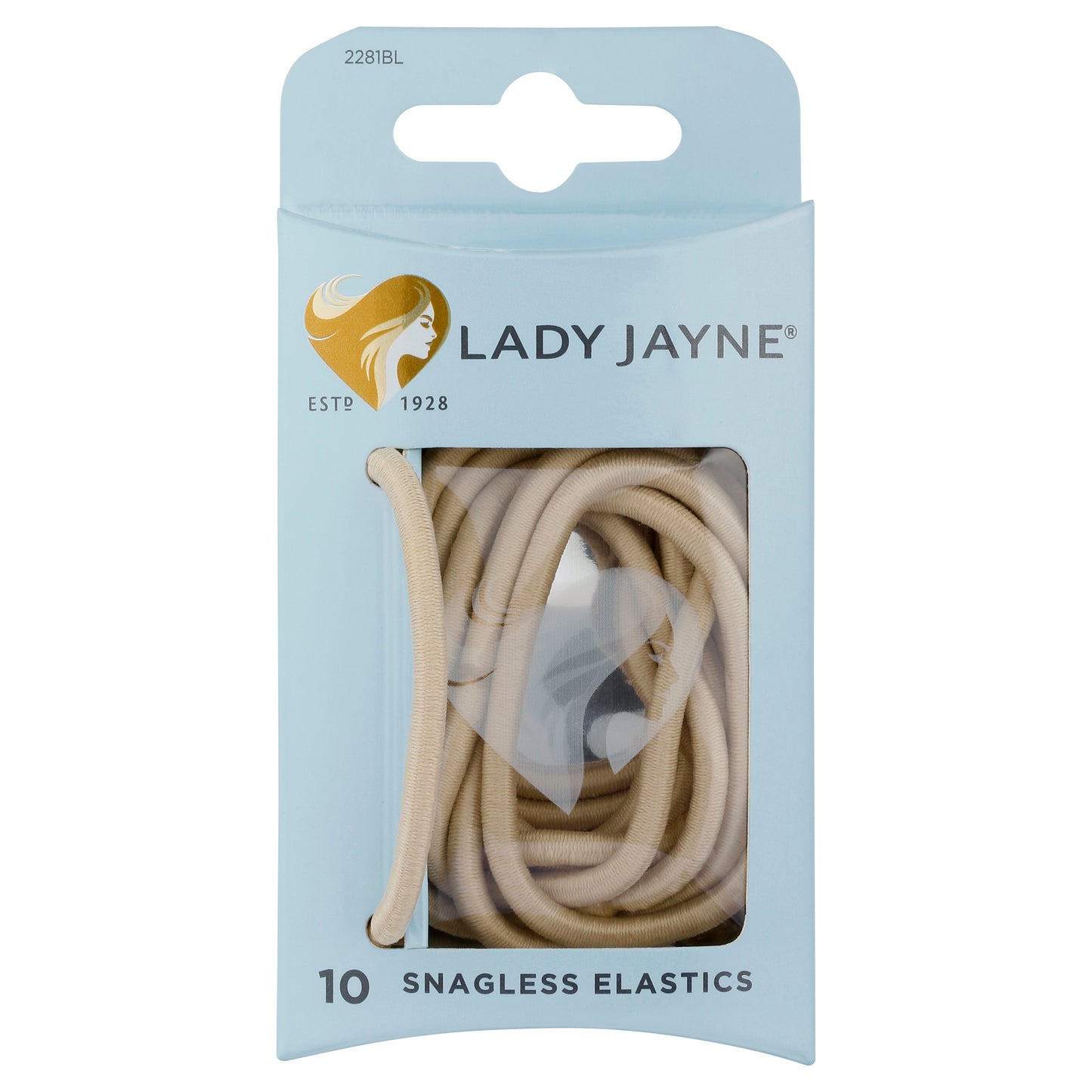 Snagless Elastics Thick Blonde 10pk - STELLAR PHARMACY