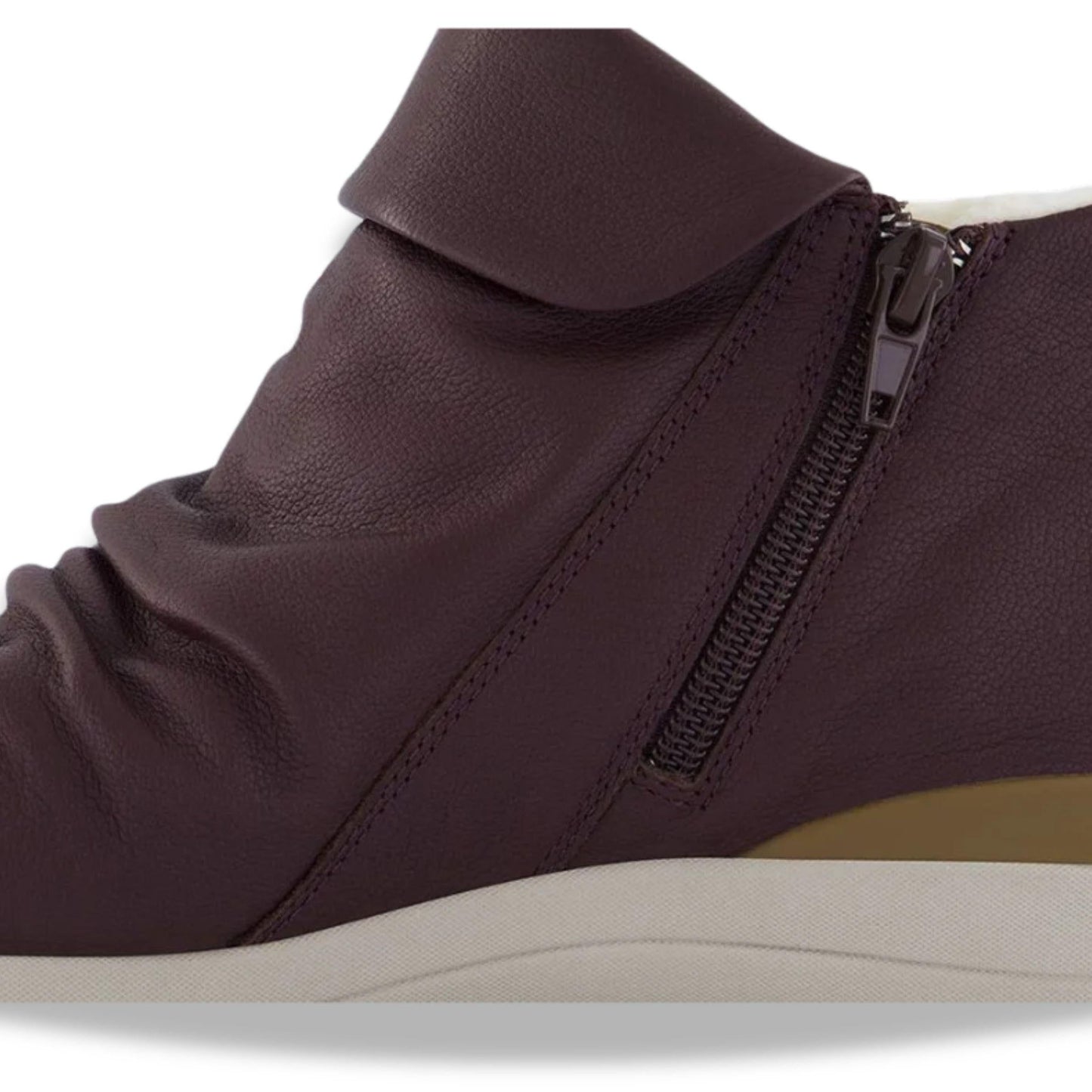 Elegant Comfort GLEE Dark Plum Shoes for Happy Feet