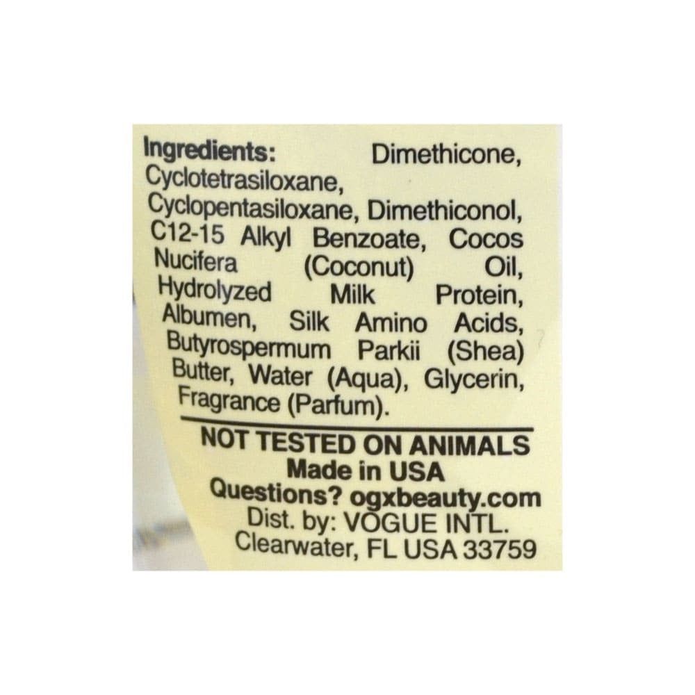 OGX NOURISHING + CCOCONUT MILK ANTI BREAKAGE SERUM OIL 118ML