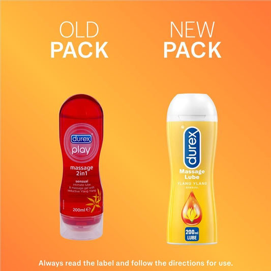 Durex Play Lubricant Massage 2 in 1 YLANG Sensual 200ml