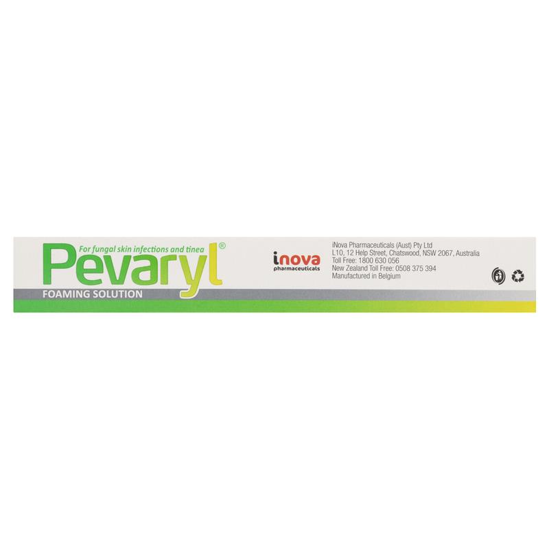Pevaryl Foaming Solution 1% 3x10g Sachets