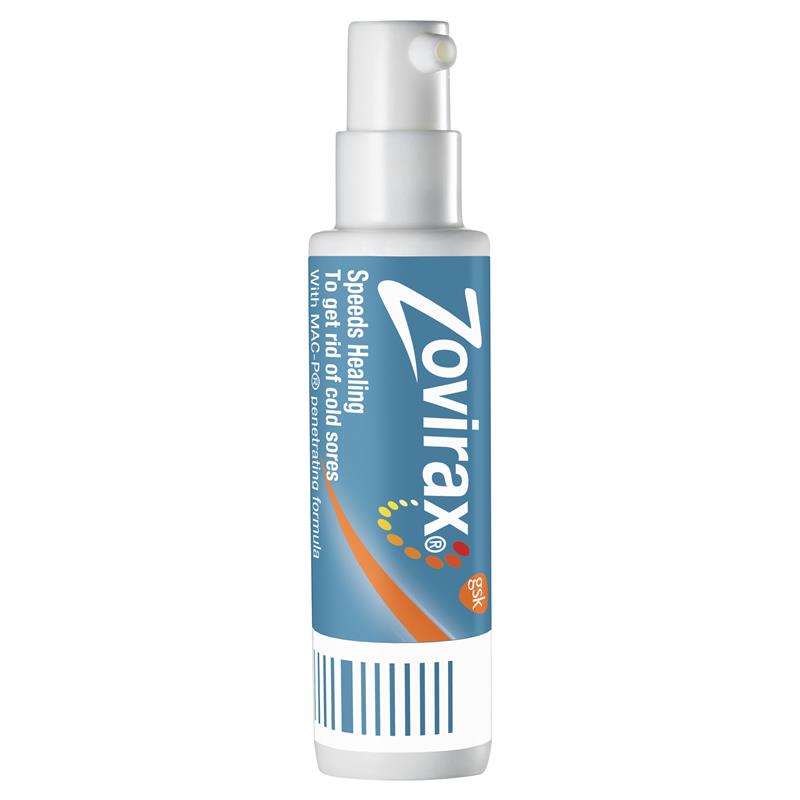 Zovirax Cold Sore Cream Pump 2g