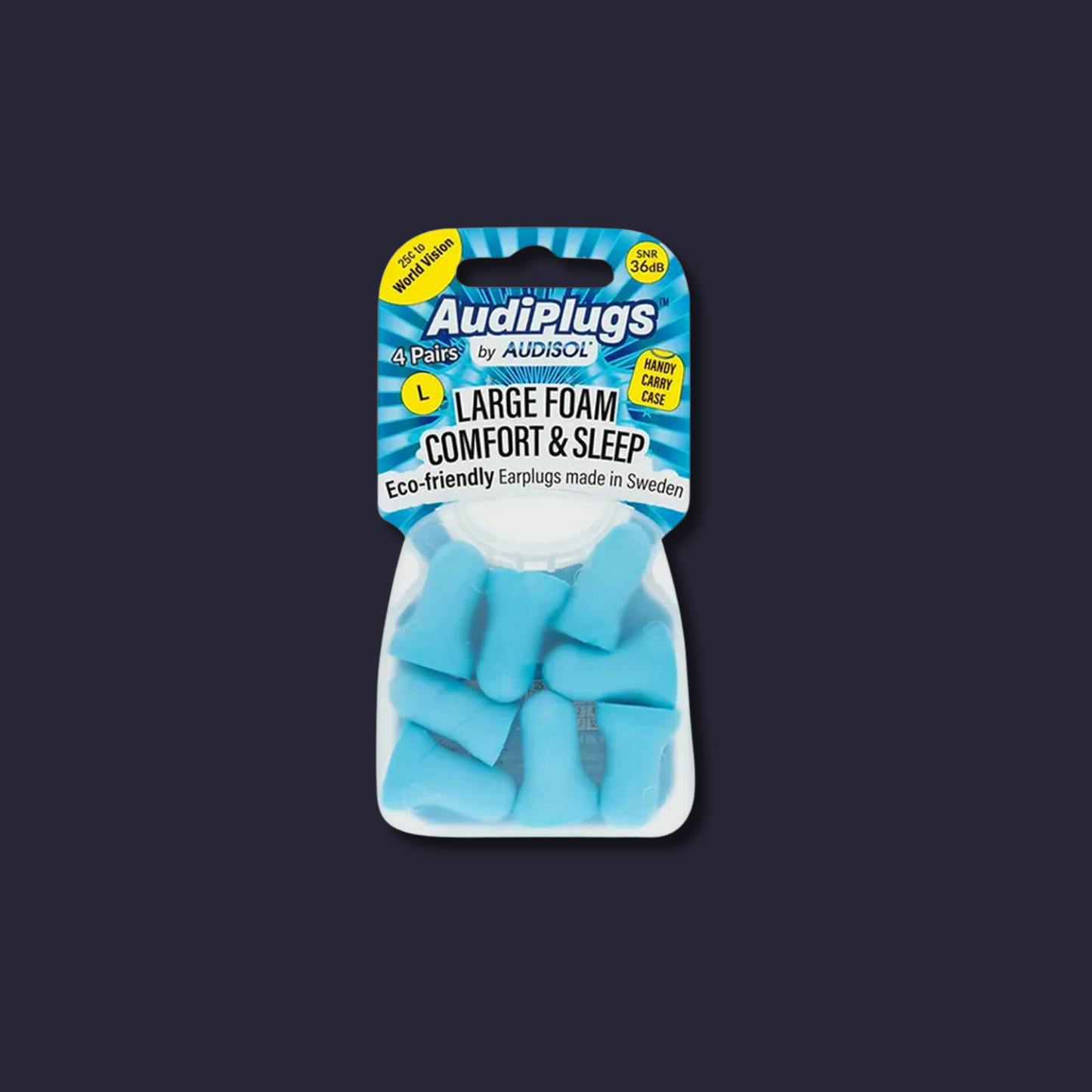AUDIPLUGS LARGE FOAM COMFORT & SLEEP