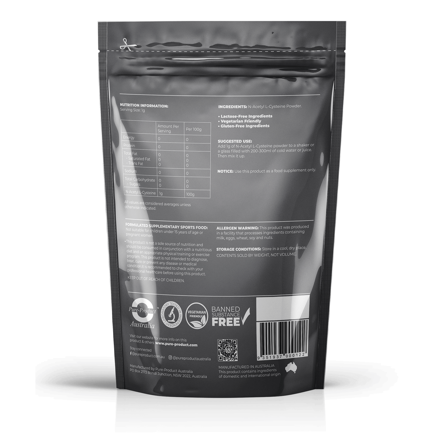N-Acetyl L-Cysteine (NAC)