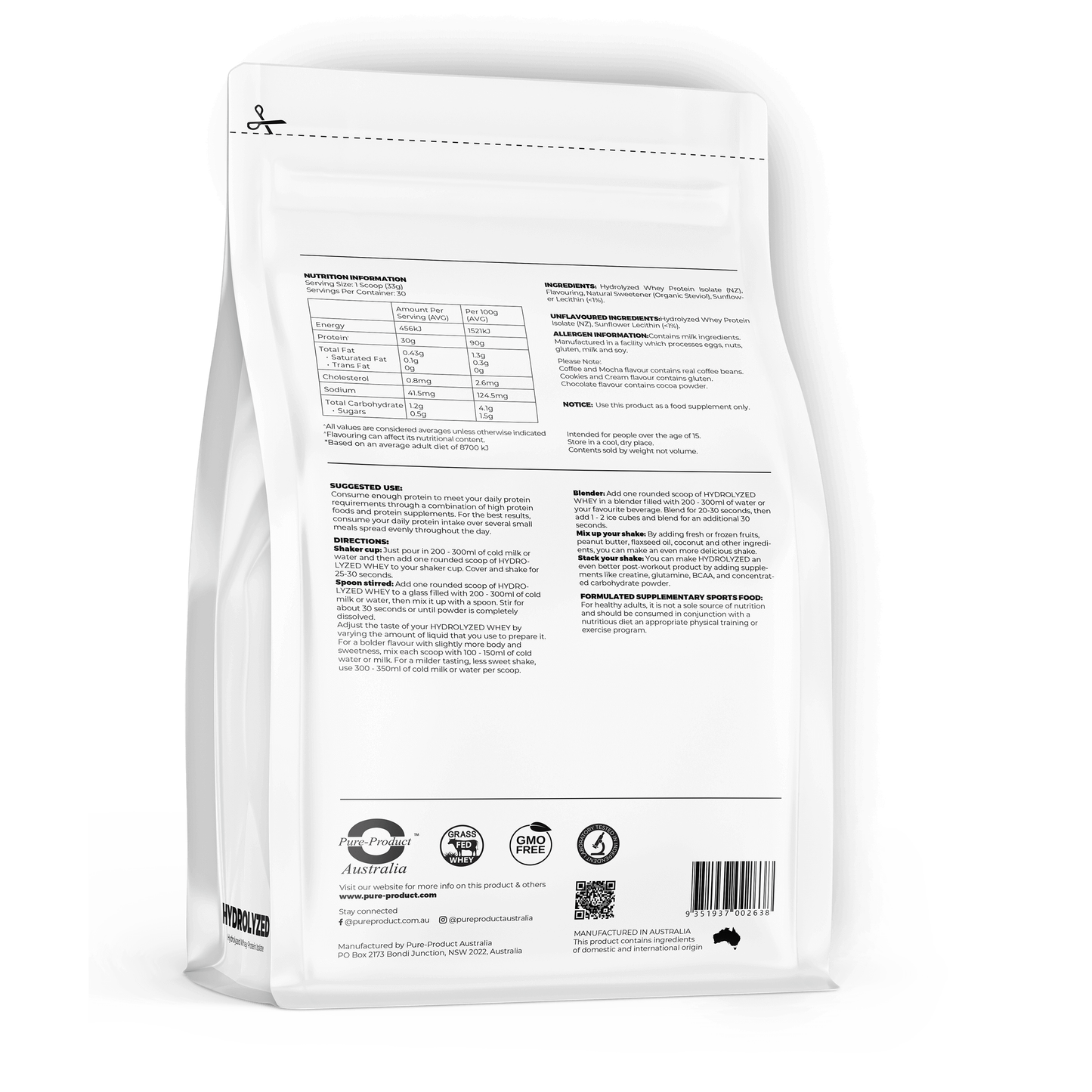 Hydrolyzed Whey Protein Isolate (HWPI)