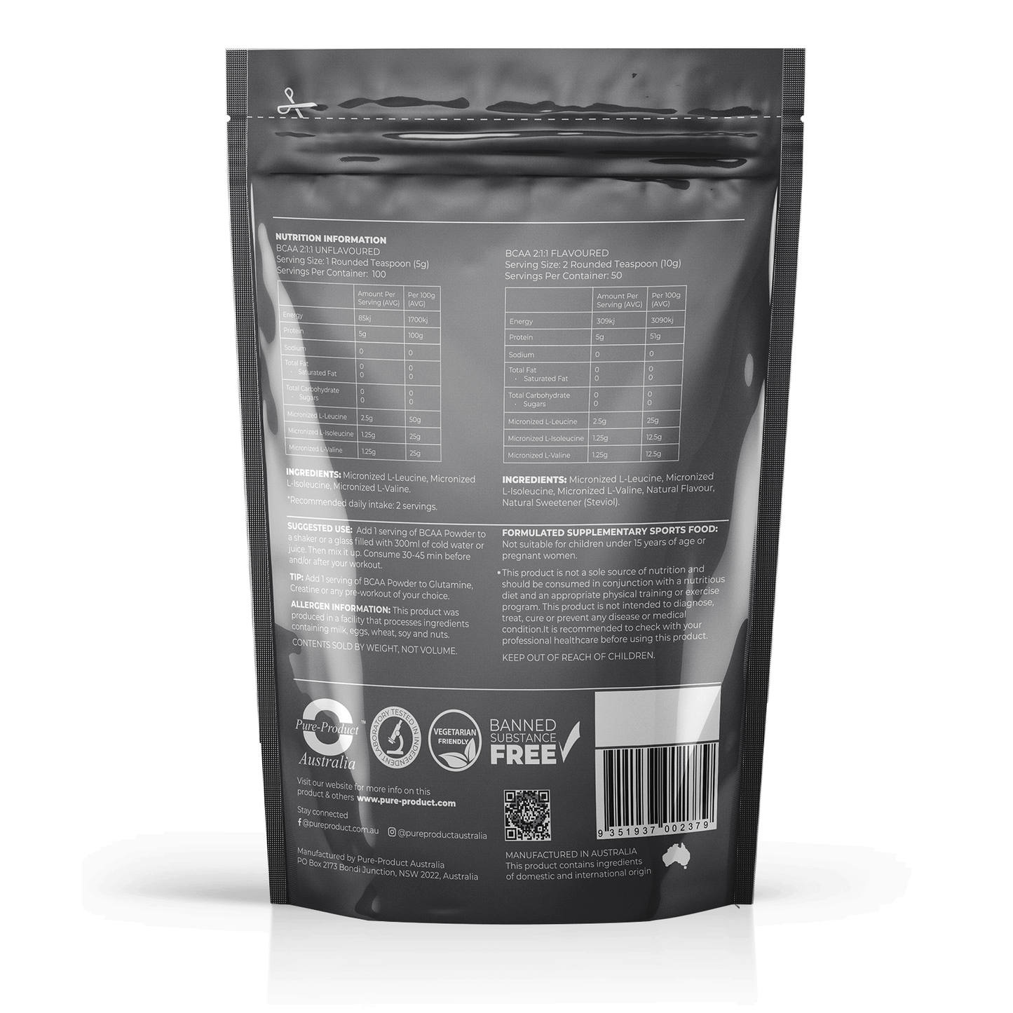 BCAA Powder 2:1:1