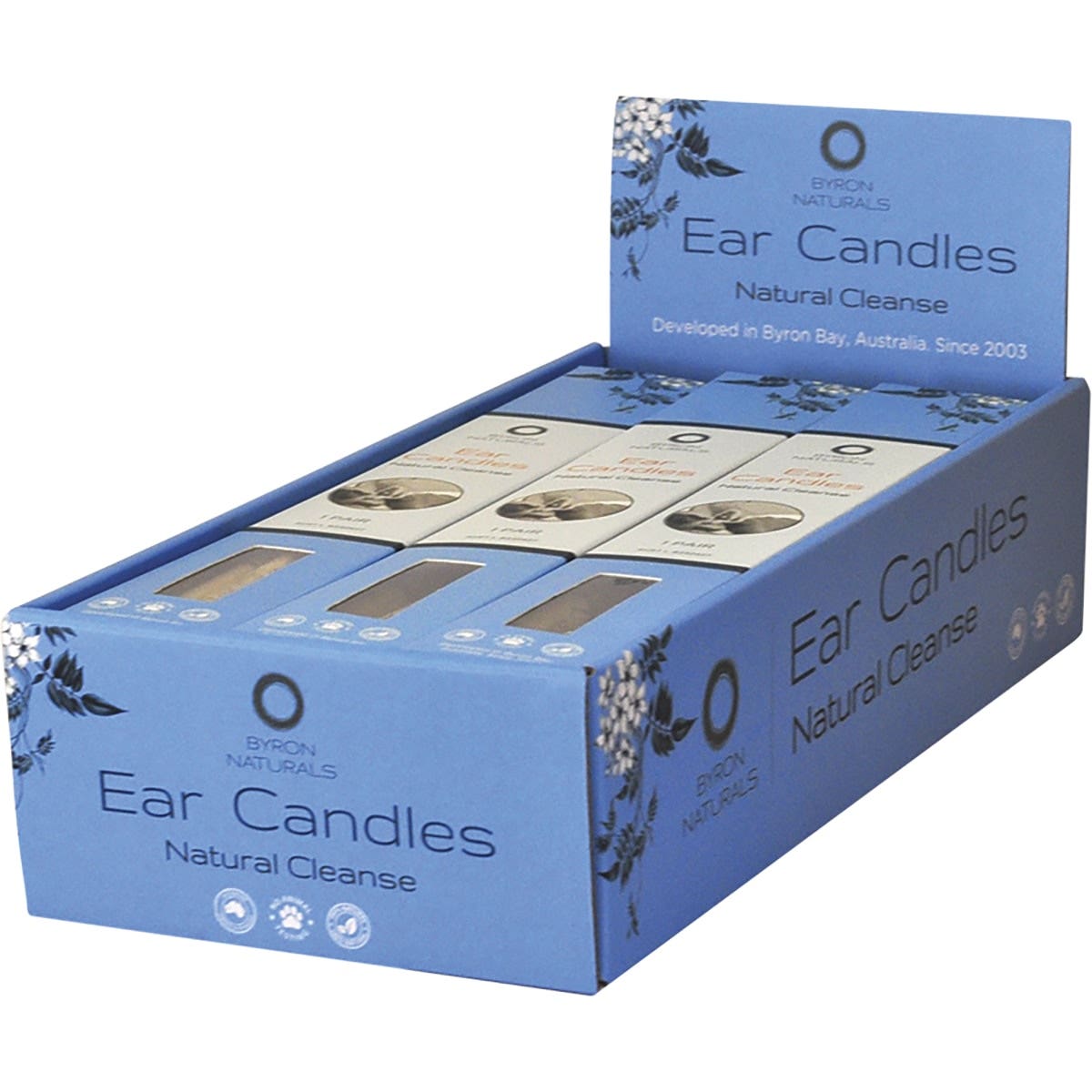 Byron Naturals Ear Candles 1 Pair x 12 Pack