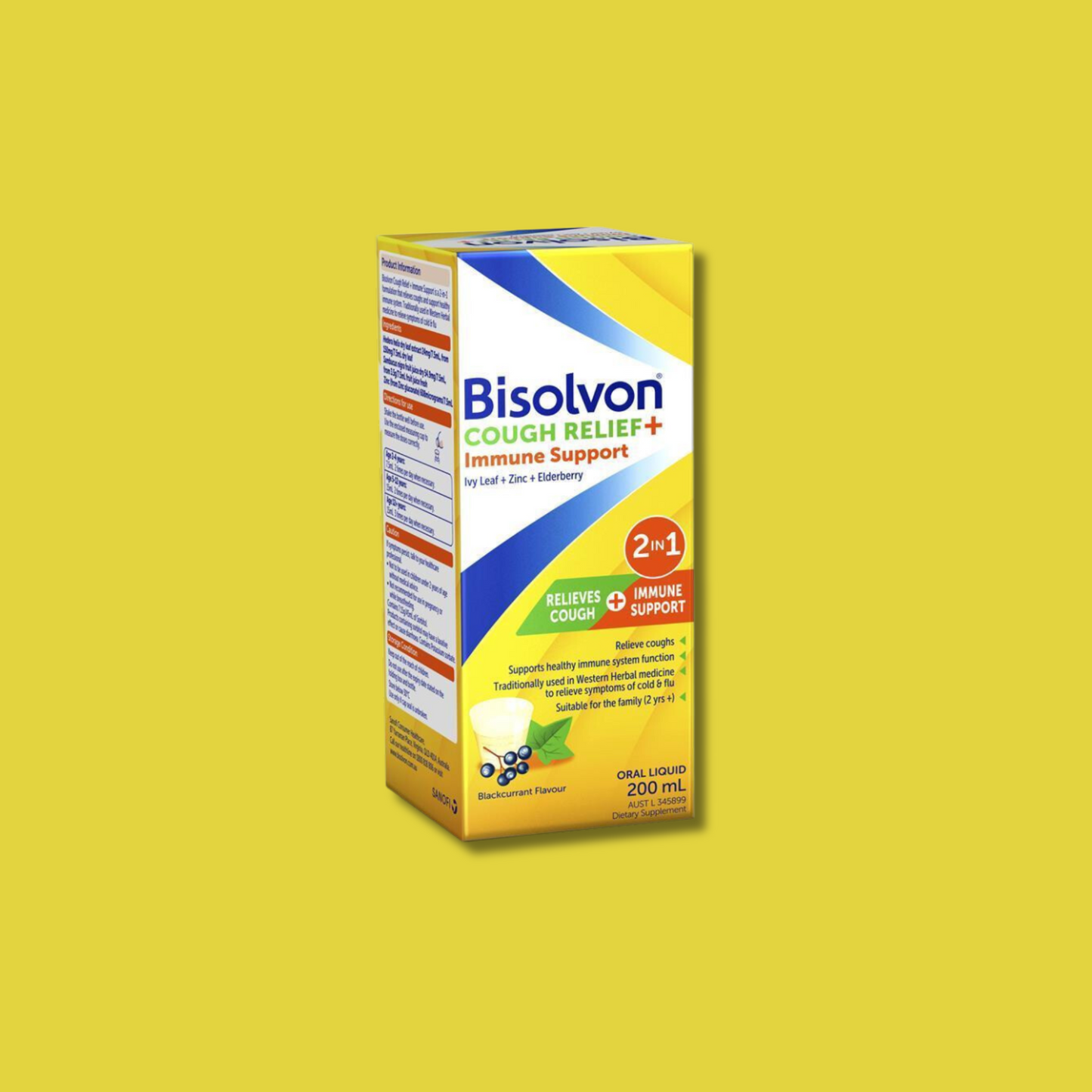 BISOLVON COUGH RELIEF + IMMUNE 200ML
