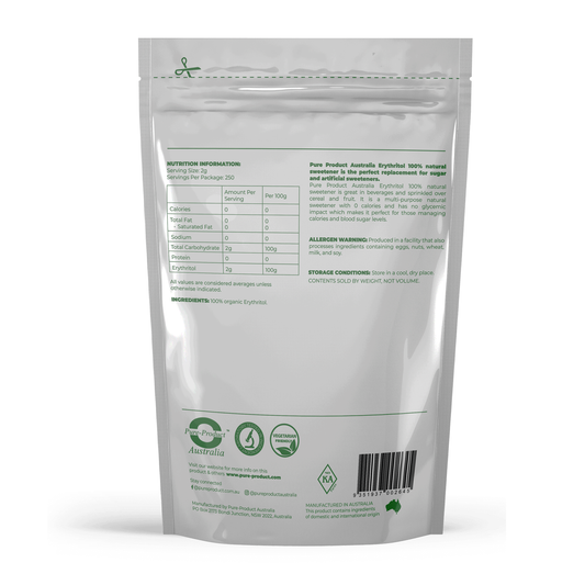 Erythritol 100% Natural Sweetener - STELLAR PHARMACY