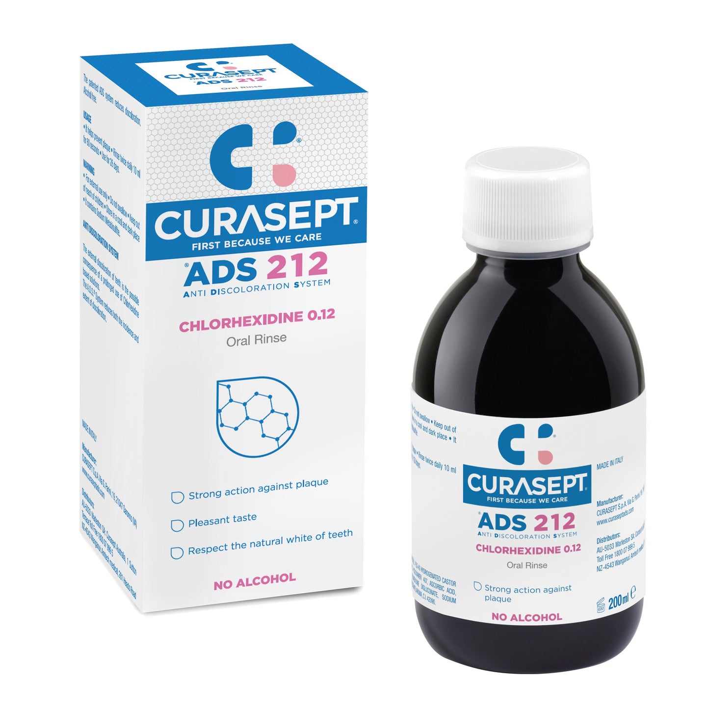 Curasept 0.12% Mouth Rinse 200ml (code ADS212)
