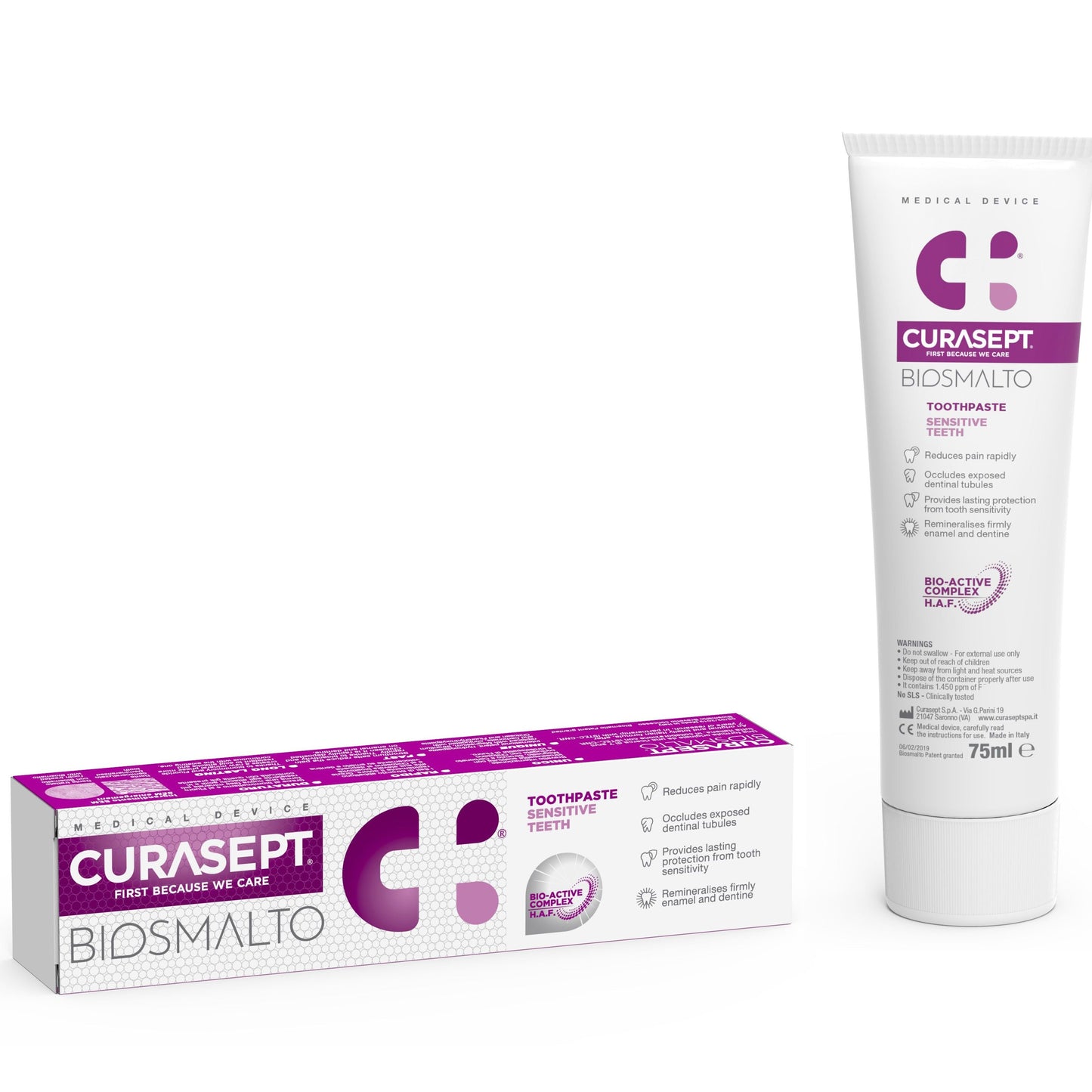 Curasept Biosmalto Toothpaste for Sensitive Teeth