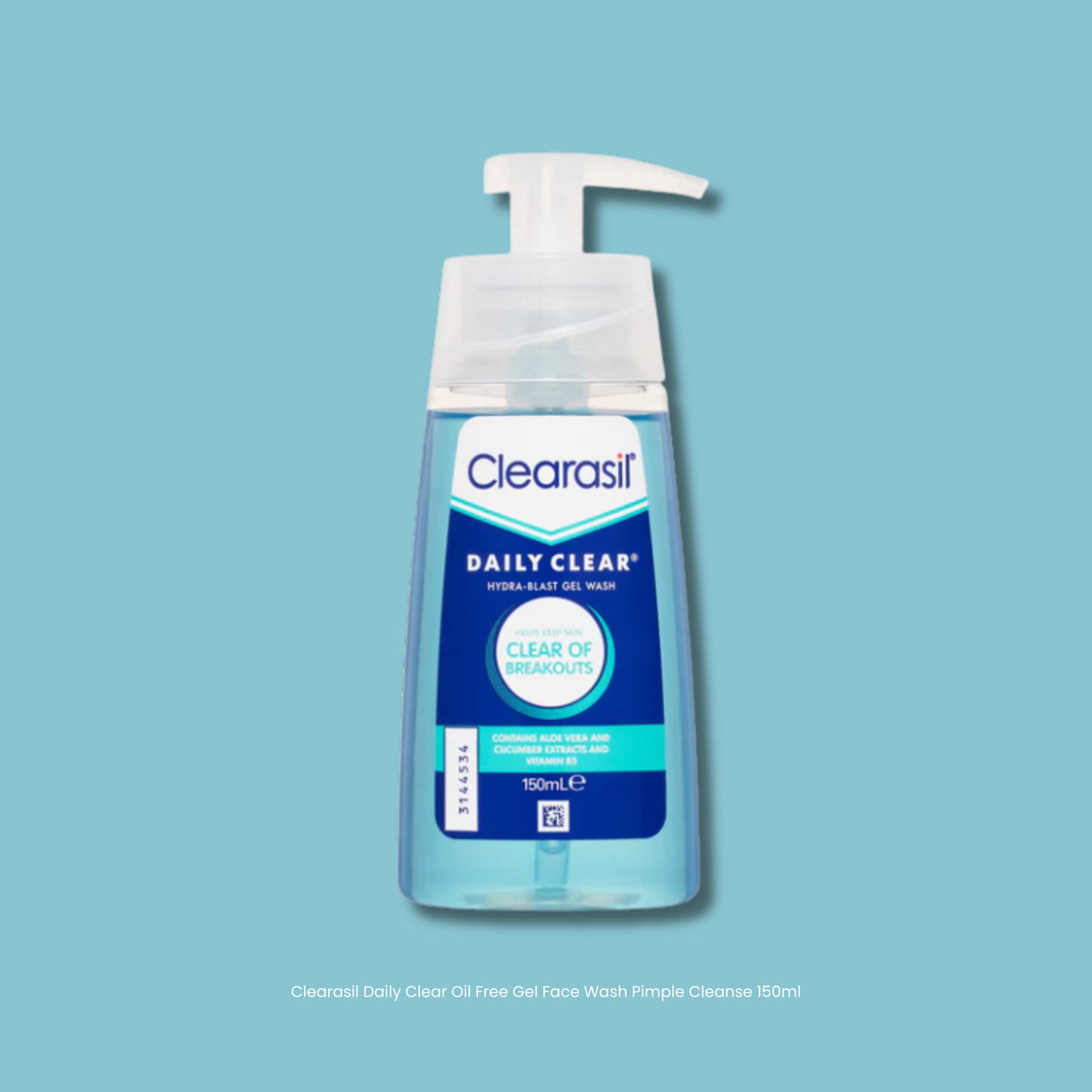 Clearasil Daily Clear Oil Free Gel Face Wash Pimple Cleanse 150ml