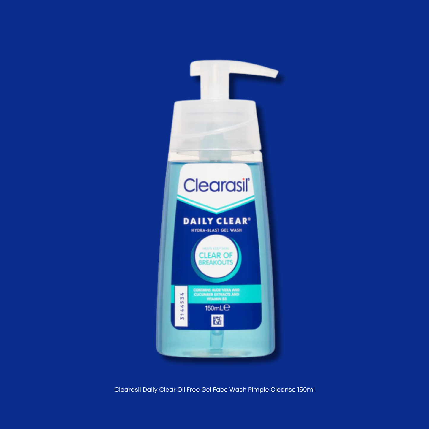 Clearasil Daily Clear Oil Free Gel Face Wash Pimple Cleanse 150ml