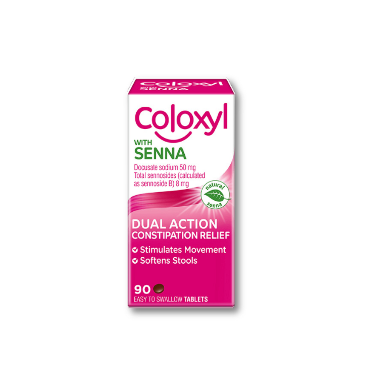 Coloxyl with Senna Stool Softener + Stimulant Laxative