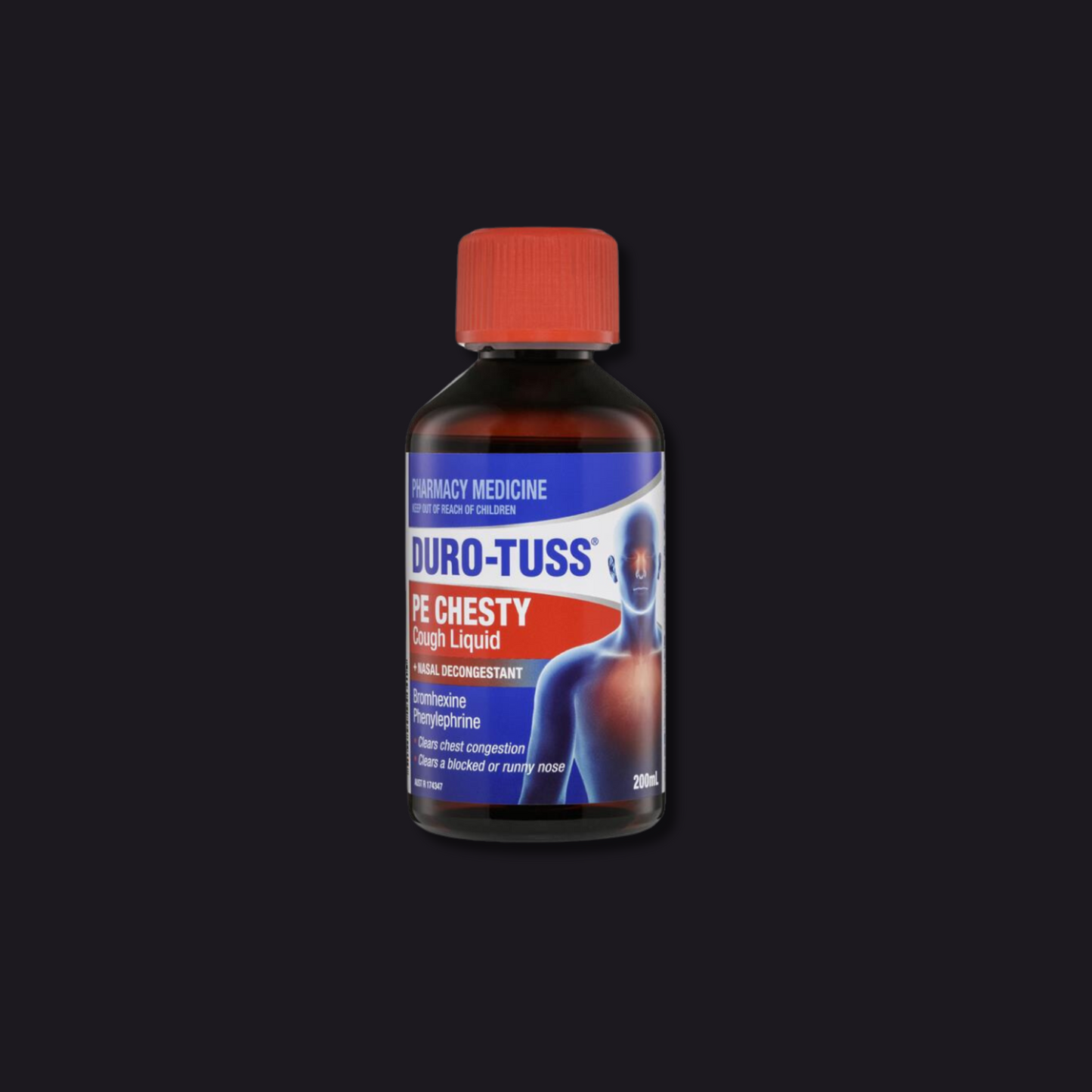DURO-TUSS PE Chesty Cough Liquid + Nasal Decongestant 200mL