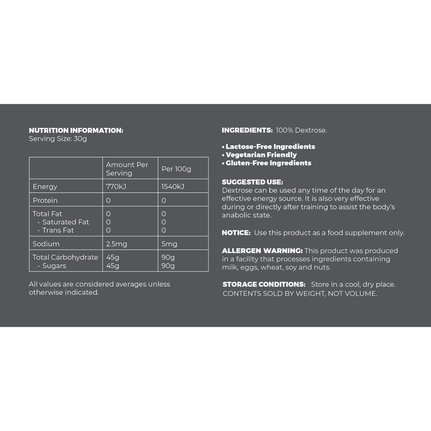 Dextrose Monohydrate - STELLAR PHARMACY