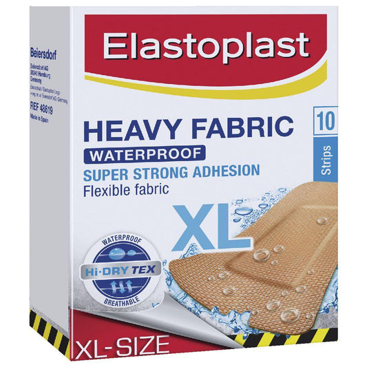 Elastoplast Heavy Fabric Extra Large Strips 10 Pack