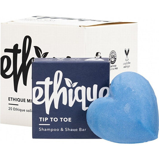 ETHIQUE Solid Shampoo & Shaving Bar (Mini) Tip-to-Toe 15g 20PK