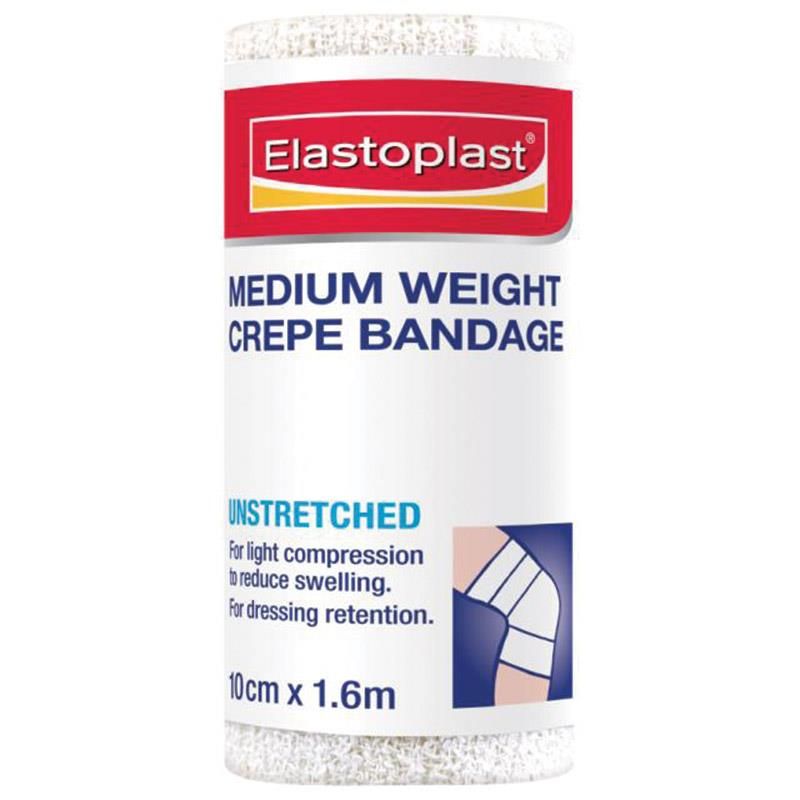 Elastocrepe 46016 Medium Weight Crepe Bandage 10cm x 1.6m