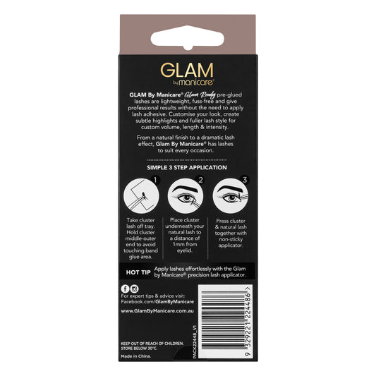 Glam Ready Pre-Glued Cluster Lashes LUXE – Lizzie