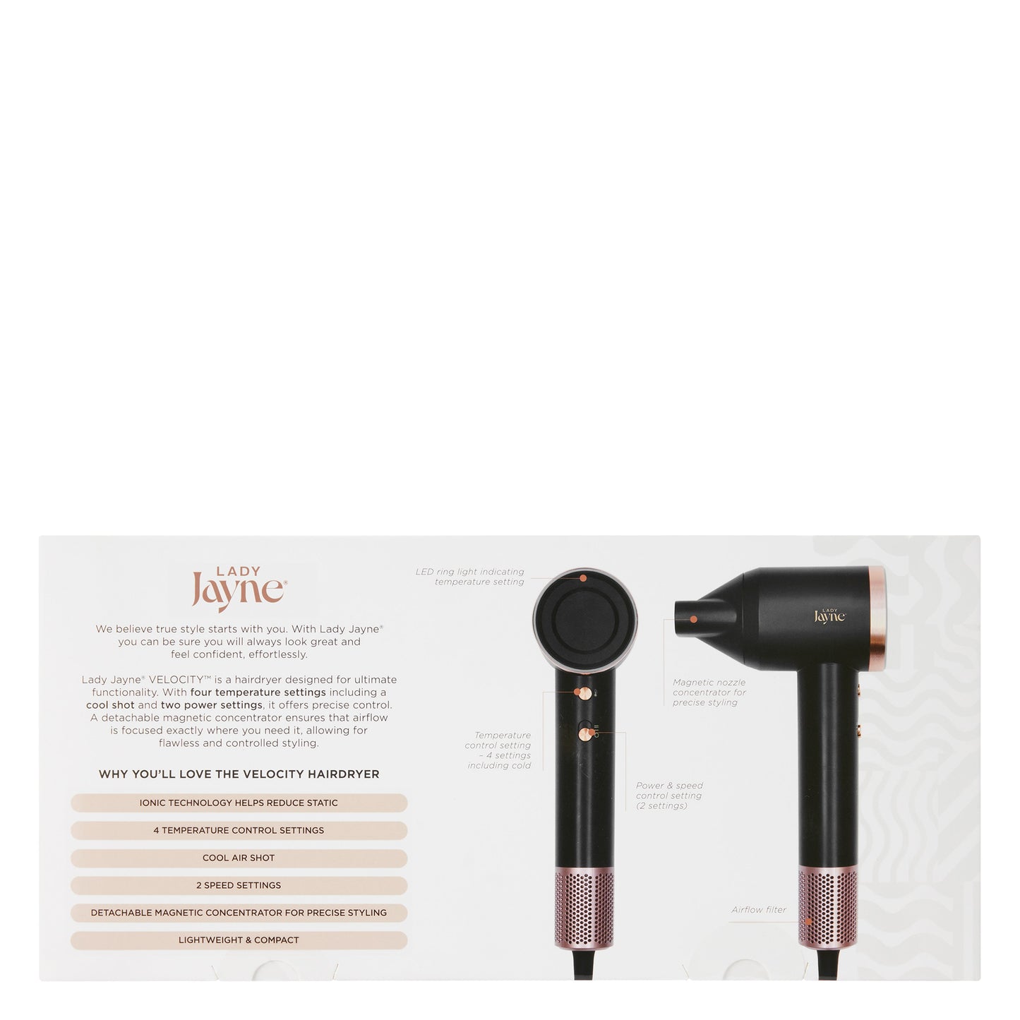 Velocity Ionic Dryer - STELLAR PHARMACY