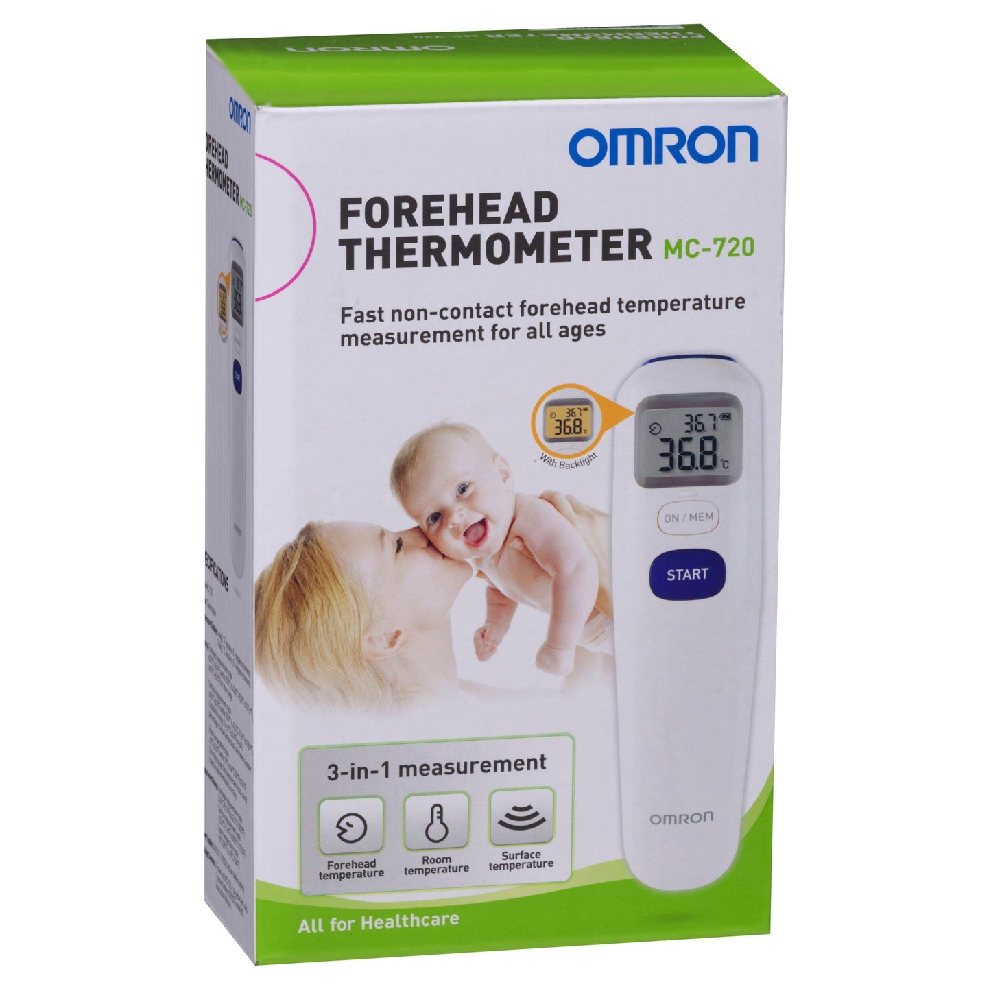 Omron MC720 Touchless Forehead Thermometer