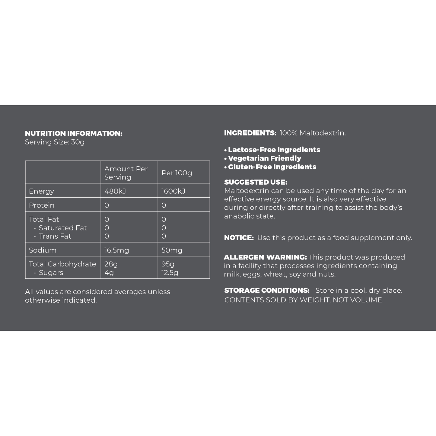 Maltodextrin - STELLAR PHARMACY