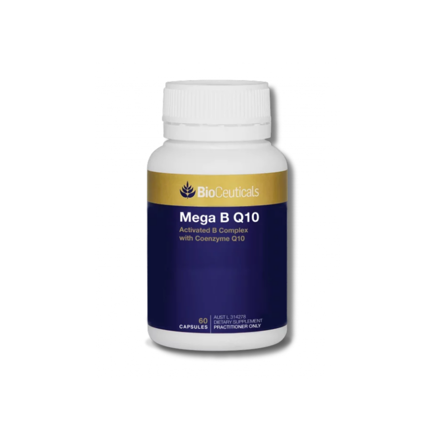 Bioceuticals Mega B Q10 120 Capsules