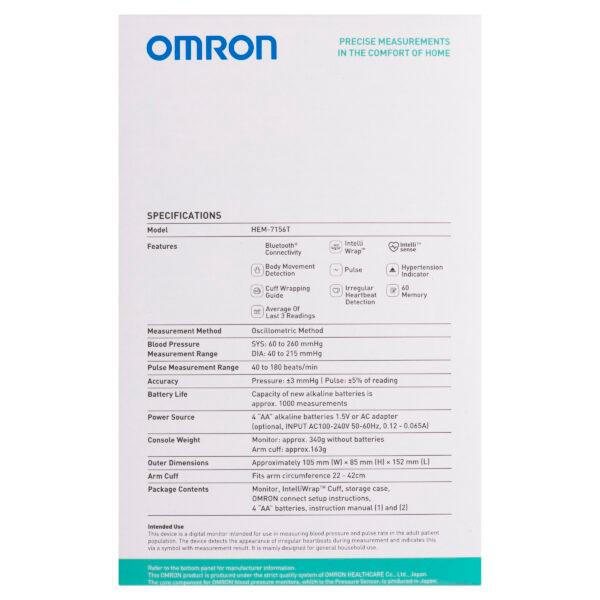 Omron HEM7156T Plus Blood Pressure Monitor