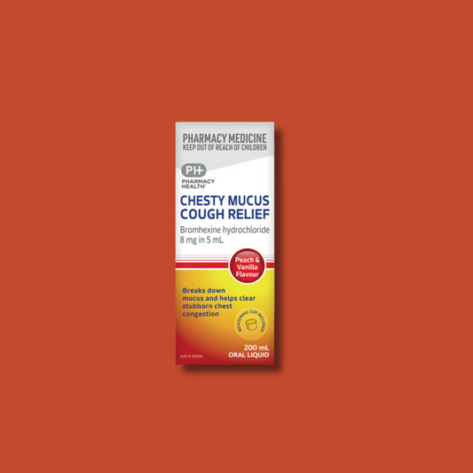 PH CHESTY MUCUS COUGH RELIEF 200ML S2