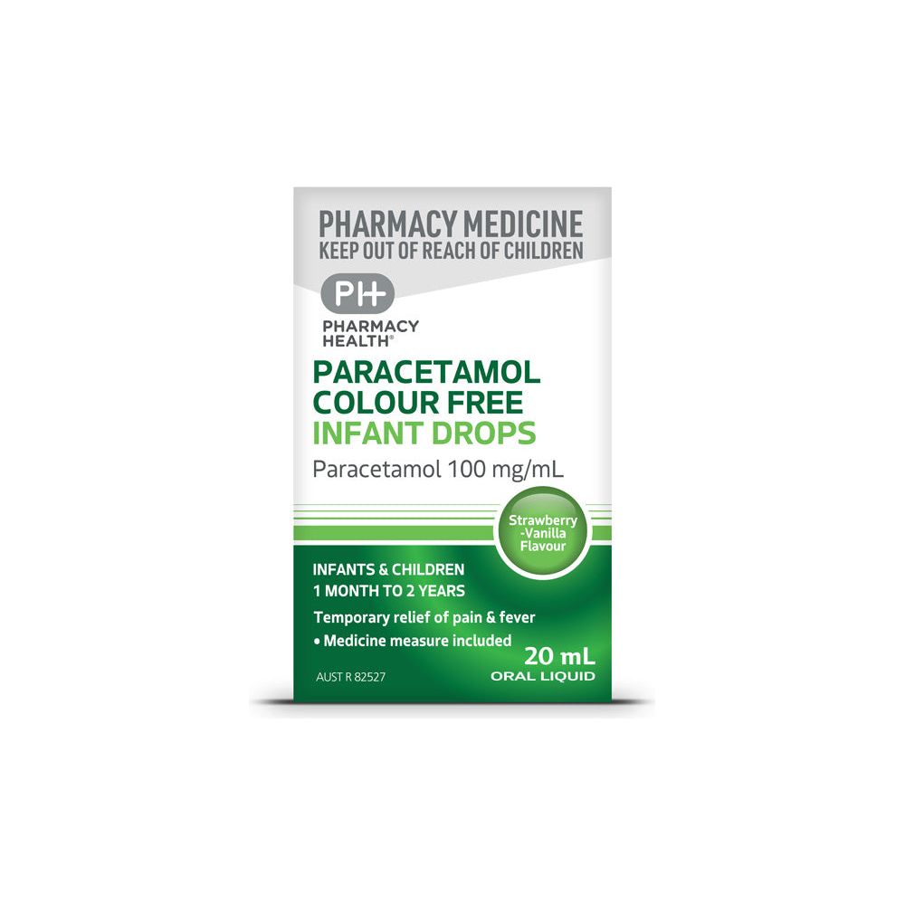 PARACETAMOL COLOUR FREE INFANT DROPS 1 MONTH – 2 YEARS