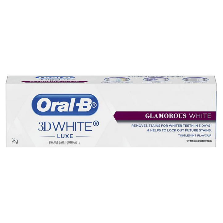 Oral B 3D White Luxe Glamorous White Toothpaste 95g
