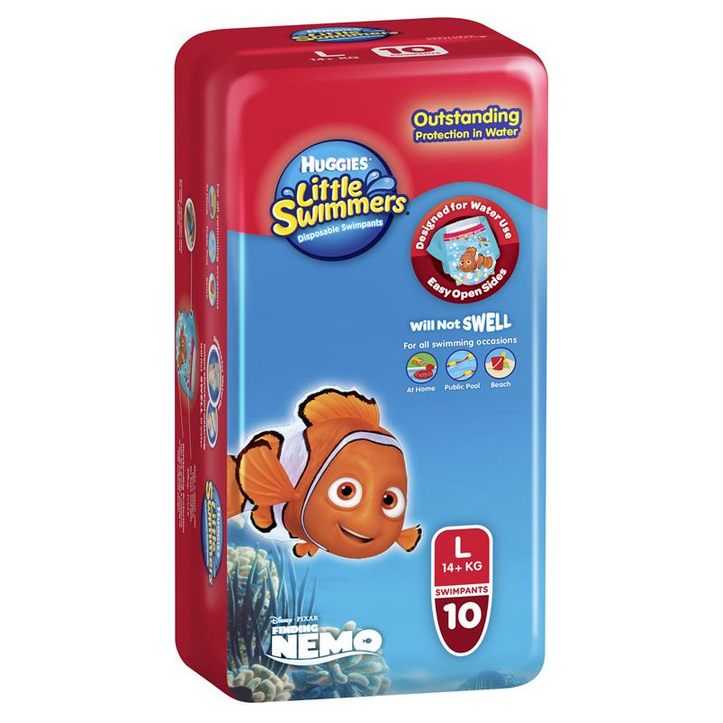 Huggies Swimmer Large 10 Pack (14Kg+) - STELLAR PHARMACY