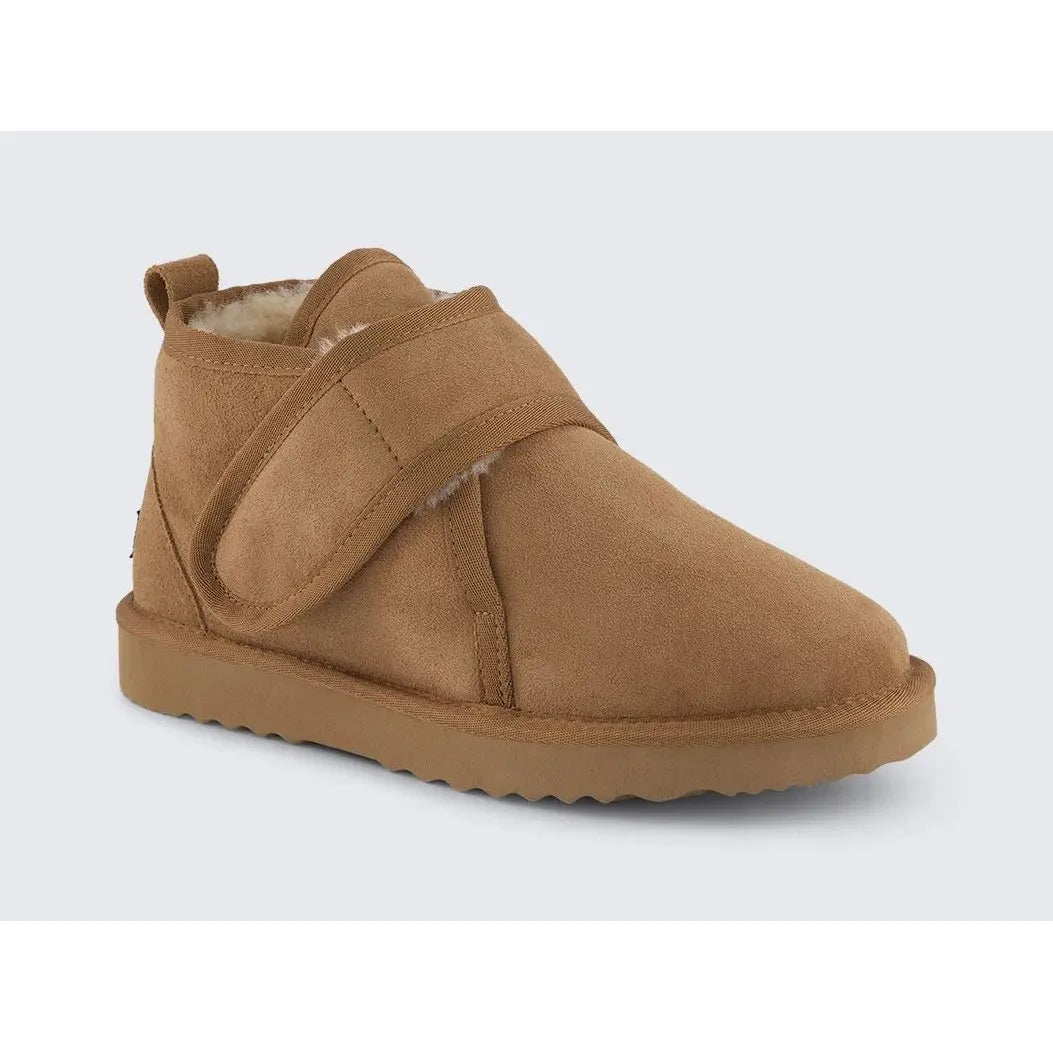 SHEARLING STRAP Chestnut