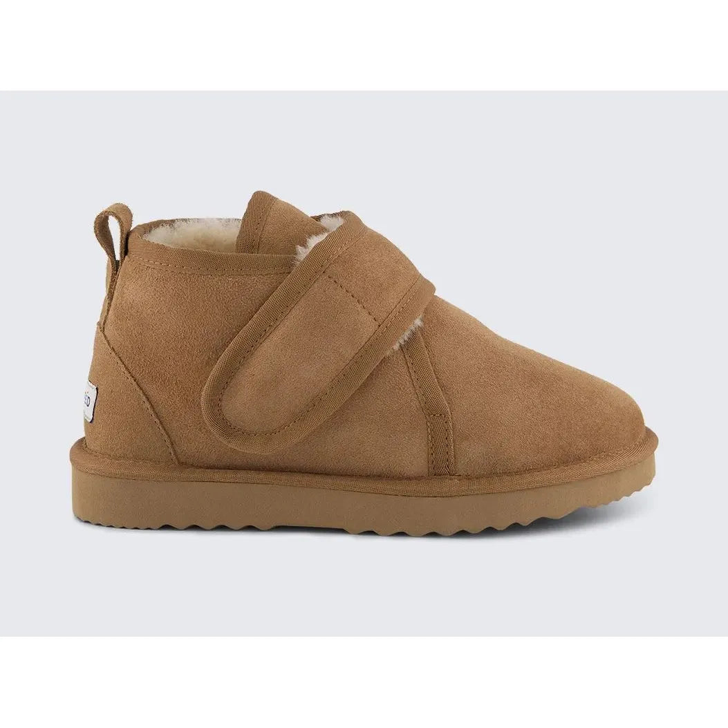 SHEARLING STRAP Chestnut