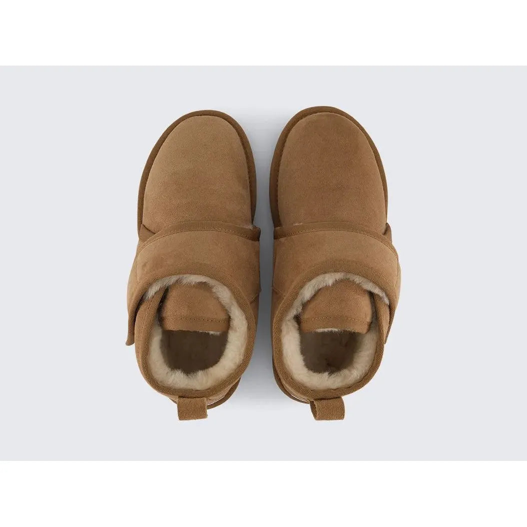 SHEARLING STRAP Chestnut