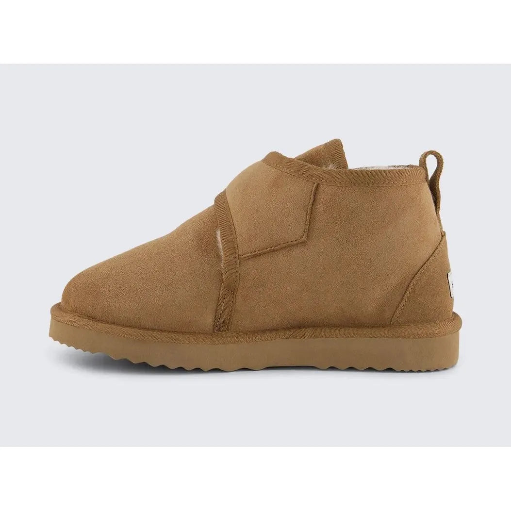 SHEARLING STRAP Chestnut
