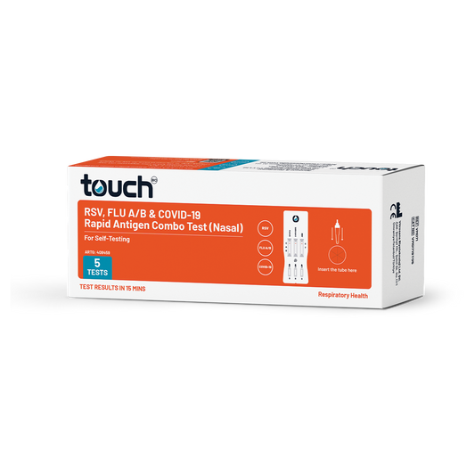 RSV, Flu A/B & COVID-19 Rapid Antigen Test - For Self Testing | 05 Tests Kit