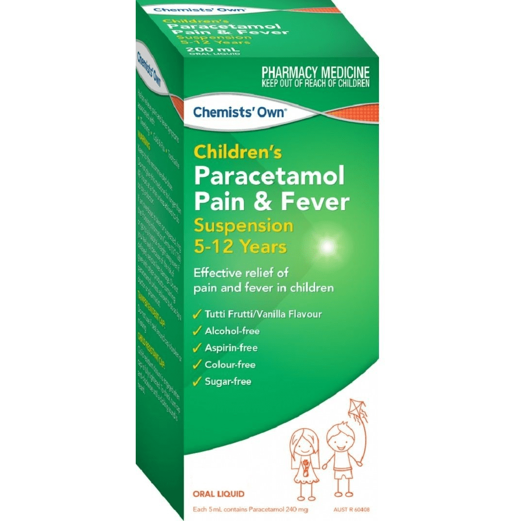 Chemists' Own Children's Paracetamol 5-12 Years 100ml (Generic of PANADOL)