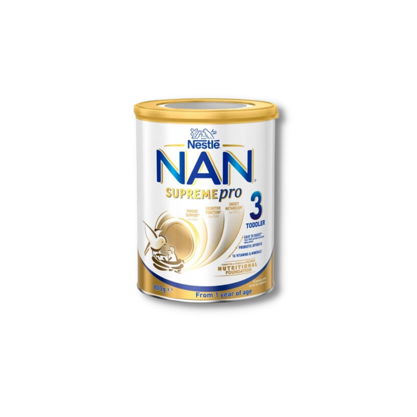 Nestlé NAN SUPREMEpro 3, Premium Toddler 1+ Years Milk Drink – 800g