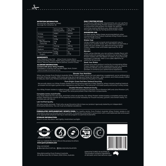 Whey Protein Isolate - STELLAR PHARMACY