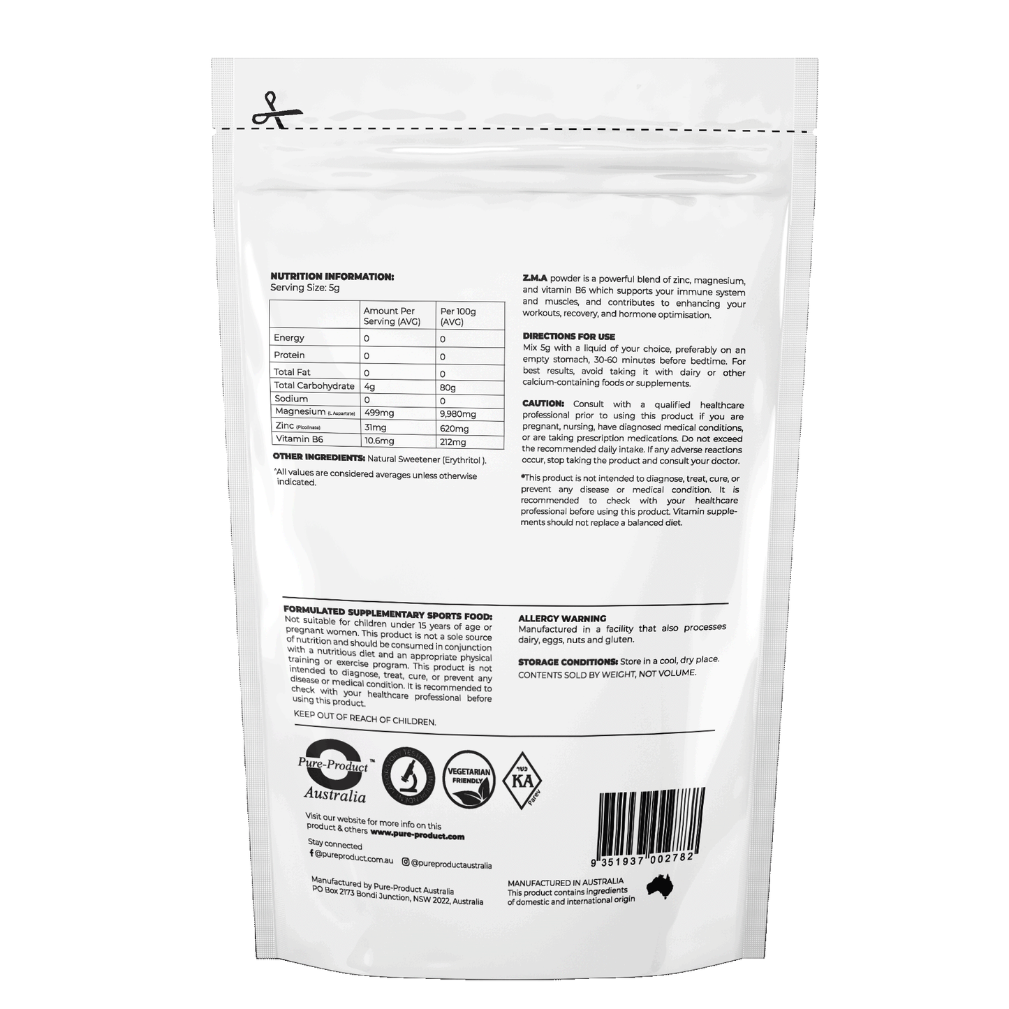 ZMA POWDER